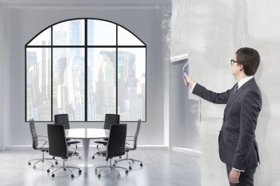 Interior Commercial Painting detail